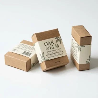 belly band packaging with logo