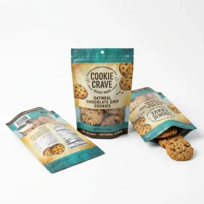 custom cookie mylar bags