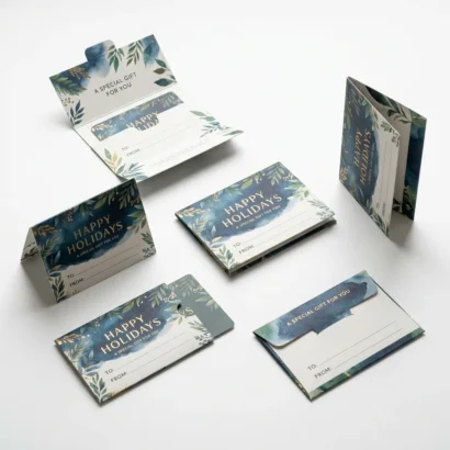 custom gift card sleeves