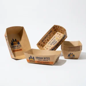 custom paper food trays