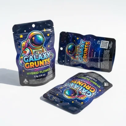 die cut mylar bags with logo