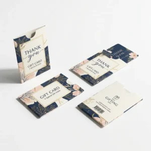 eco friendly gift card sleeves
