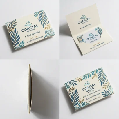 gift card sleeves with your logo