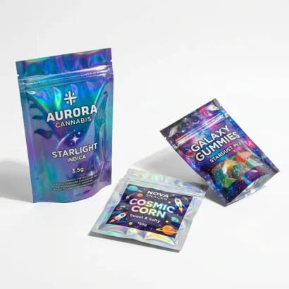 high quality holographic mylar bags
