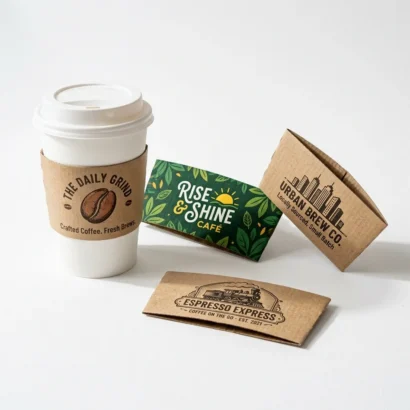 personalized coffee sleeves