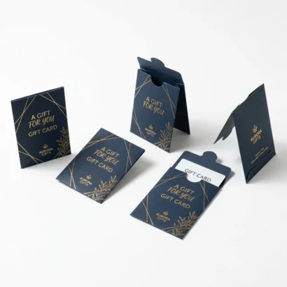 personalized gift card sleeves