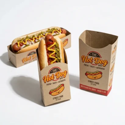 personalized hot dog sleeve
