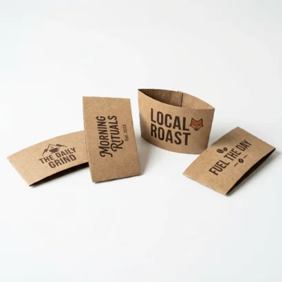 printed coffee sleeves