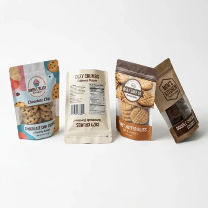 printed cookie mylar bags