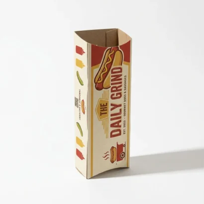 printed hot dog sleeve