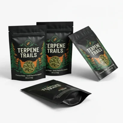 printed smell proof mylar bags