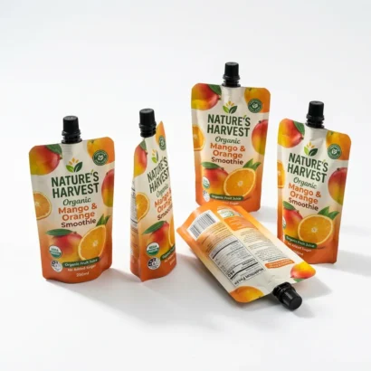 printed spout pouches