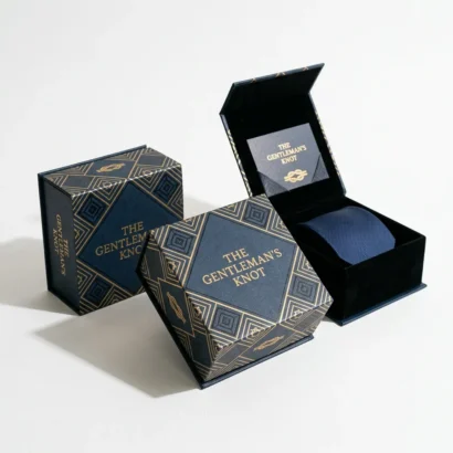 printed tie box
