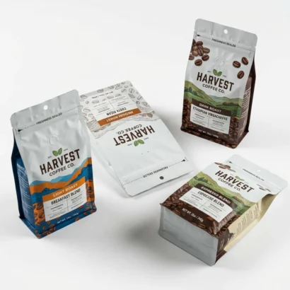printed vacuum seal mylar bags