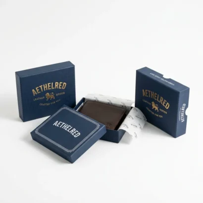 printed wallet box