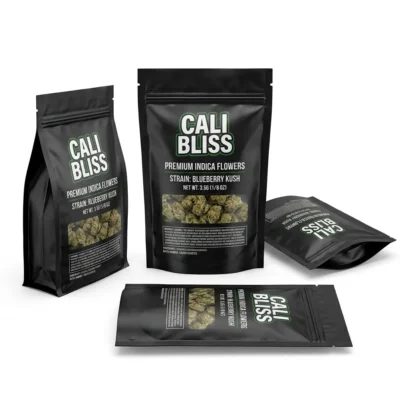 printed weed mylar bags