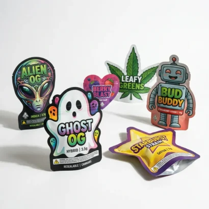 shaped mylar bags with logo
