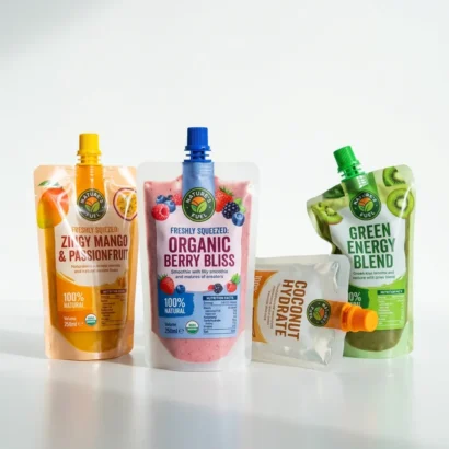 spout pouches with logo