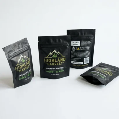 mylar weed bags with logo
